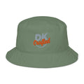 Organic bucket hat, Dill, front view
