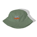 Organic bucket hat, Dill, front view