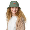 Organic bucket hat, Dill, front view