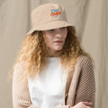Organic bucket hat, Stone, front view