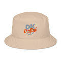 Organic bucket hat, Stone, front view