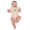 Organic cotton baby bodysuit, Organic Natural, front view