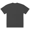 Oversized faded t-shirt, Faded Black, back view