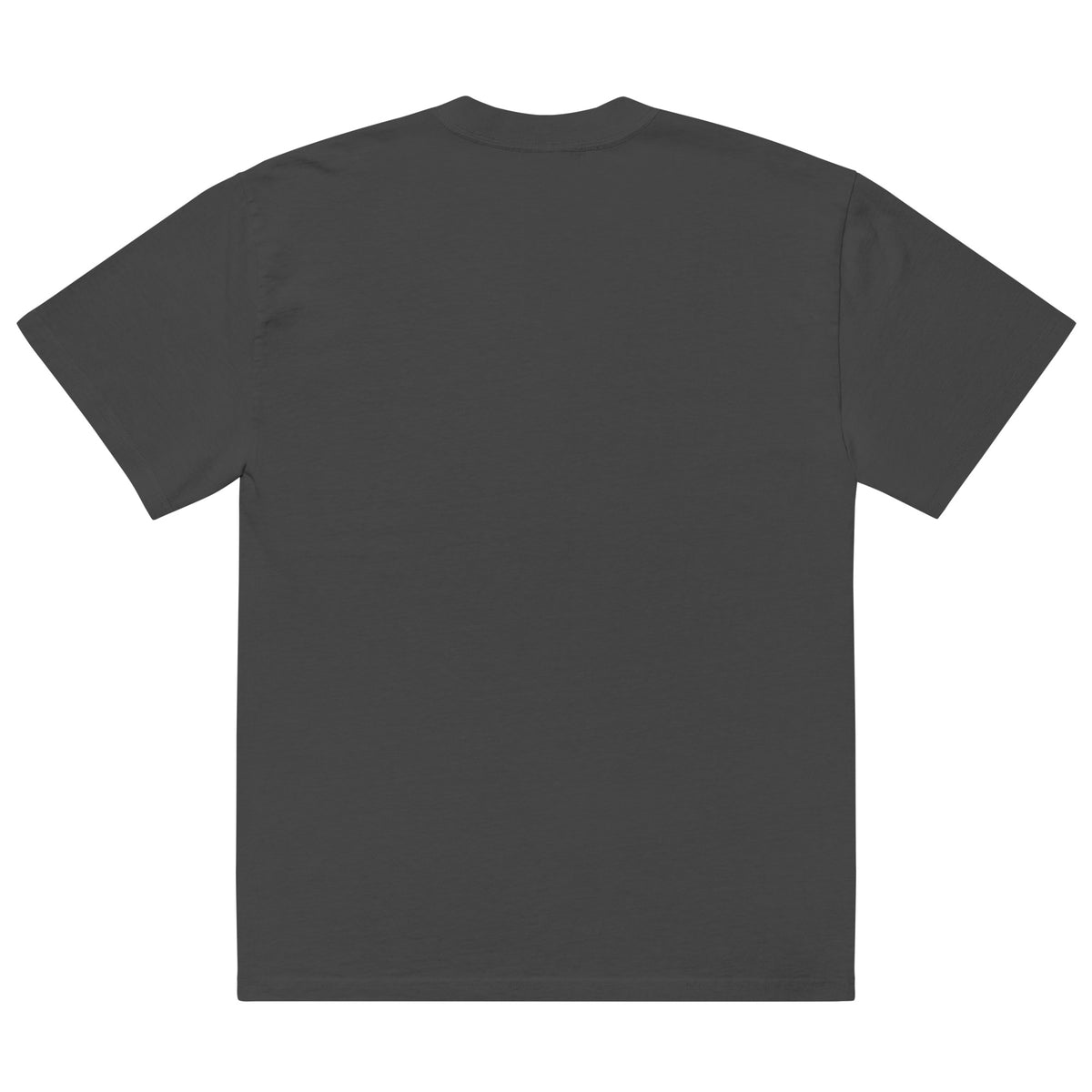 Oversized faded t-shirt, Faded Black, back view