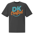 Relaxed Fit Faded Oversized T-shirt, Faded Black, front view