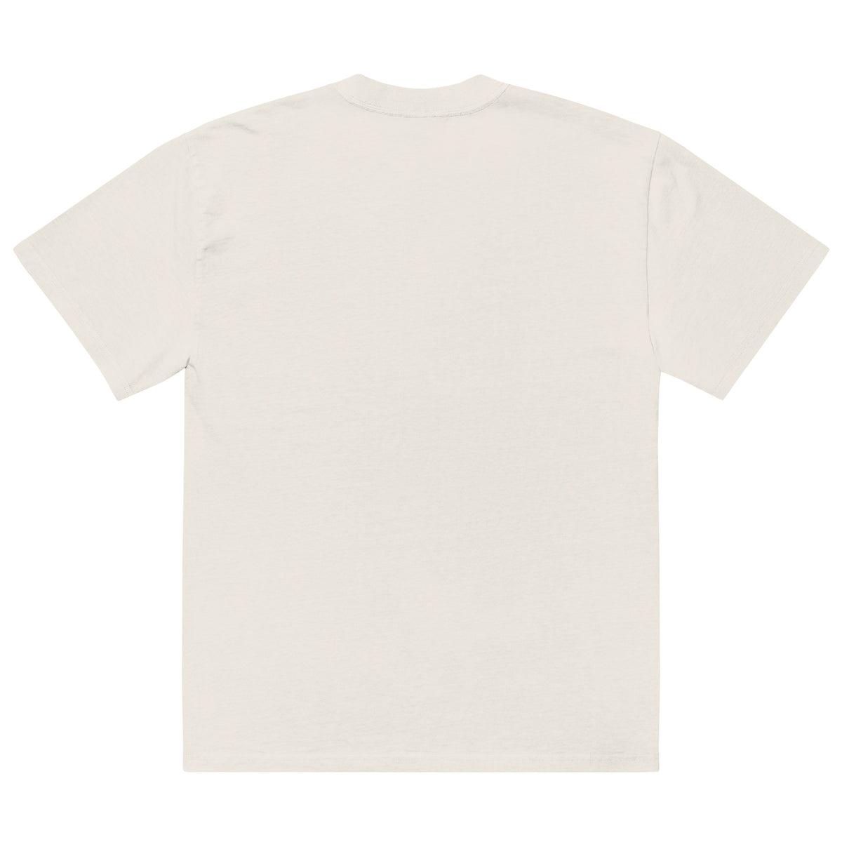 Oversized faded t-shirt, Faded Bone, back view
