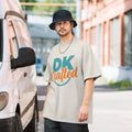 Oversized faded t-shirt, Faded Bone, front view