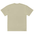 Oversized faded t-shirt, Faded Eucalyptus, back view