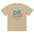 Oversized faded t-shirt, Faded Khaki, front view