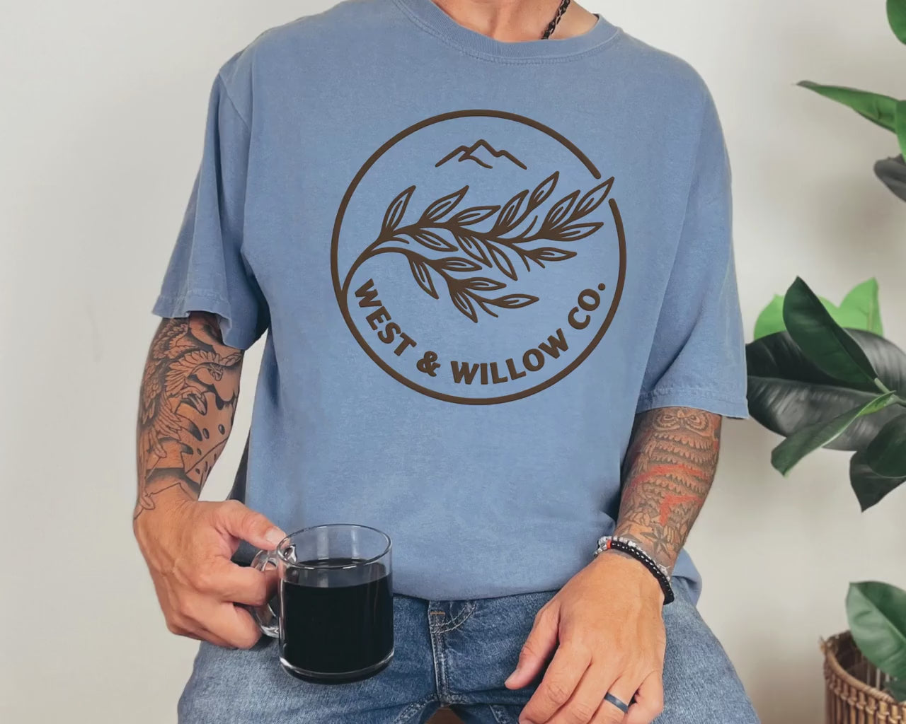Your Custom Logo Comfort Colors 1717 Tee | Personalized Business Branding Merch