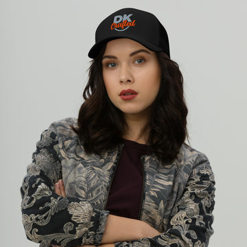 Trucker Cap, Black, front view