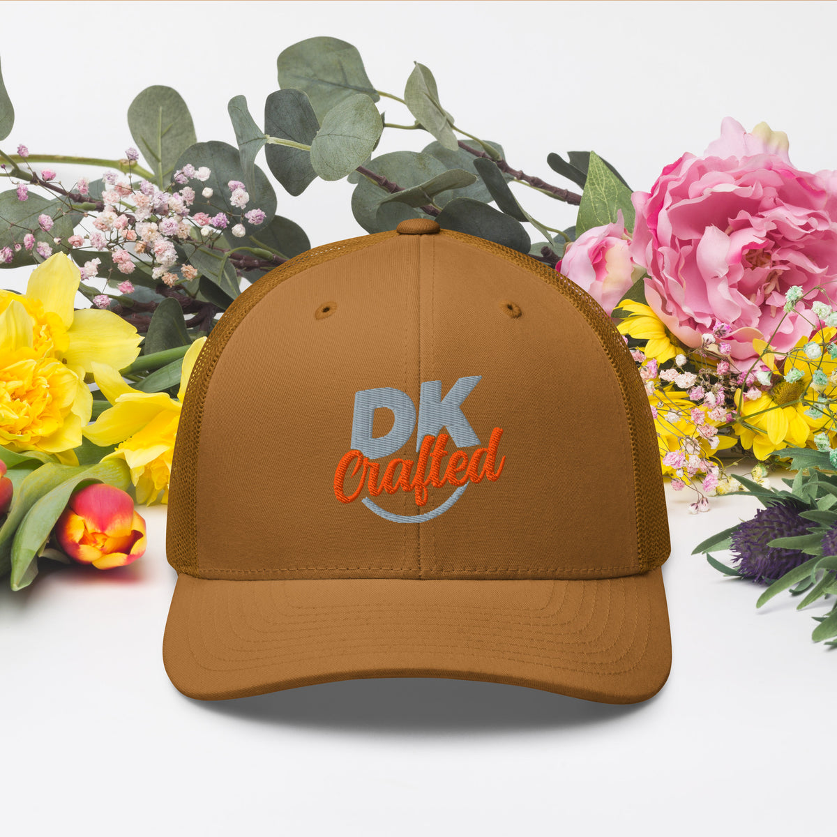 Trucker Cap, Caramel, front view