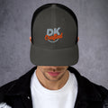 Trucker Cap, Charcoal Black, front view