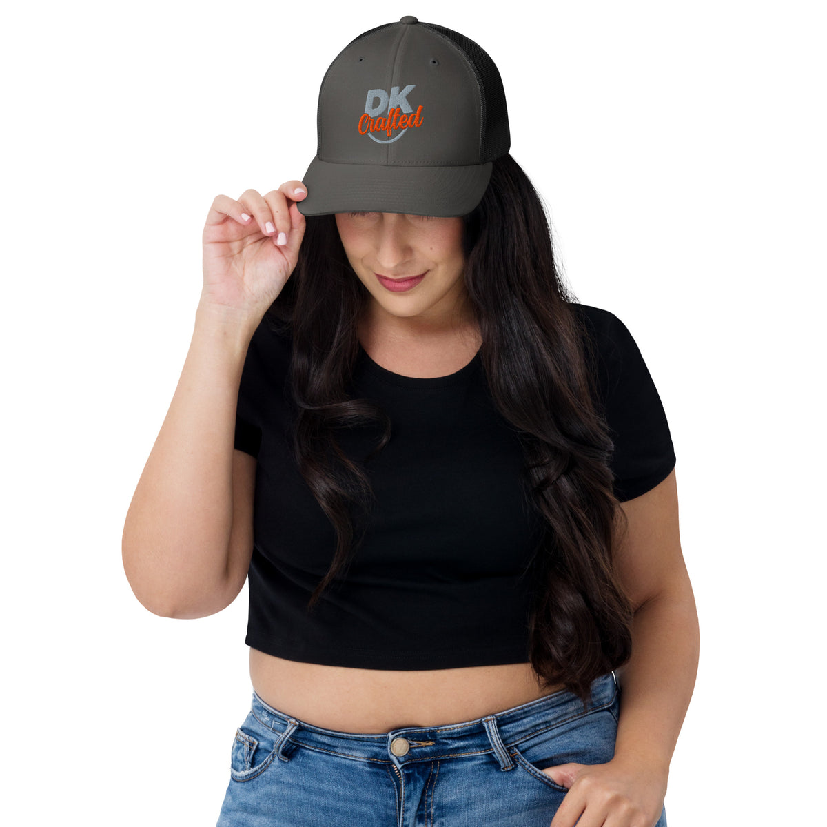 Trucker Cap, Charcoal, front view
