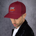 Trucker Cap, Cranberry, left view