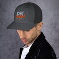 Trucker Cap, Dark Heather Gray, left view