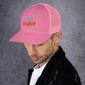 Trucker Cap, Pink, left view