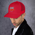 Trucker Cap, Red, left view