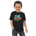 Toddler jersey t-shirt, Black, front view