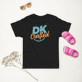 Toddler jersey t-shirt, Black, front view