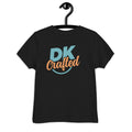Toddler jersey t-shirt, Black, front view