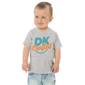 Toddler jersey t-shirt, Heather, front view