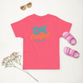 Toddler jersey t-shirt, Hot Pink, front view