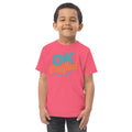Toddler jersey t-shirt, Hot Pink, front view