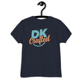 Toddler jersey t-shirt, Navy, front view
