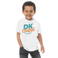 Toddler jersey t-shirt, White, front view