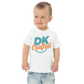 Toddler jersey t-shirt, White, front view