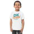 Toddler jersey t-shirt, White, front view