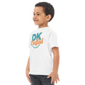 Toddler jersey t-shirt, White, left front view