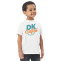 Toddler jersey t-shirt, White, right front view