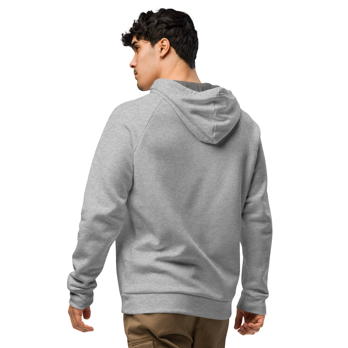 Under Armour hoodie, Grey, back view