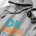 Under Armour hoodie, Grey, front view