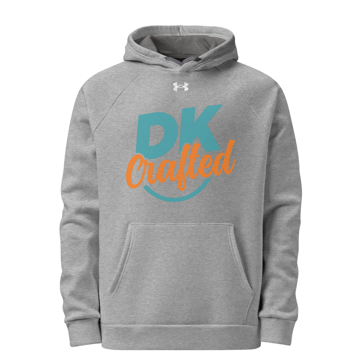 Under Armour hoodie, Grey, front view