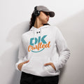Under Armour hoodie, White, front view