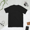 Short-Sleeve Unisex T-Shirt, Black, back view