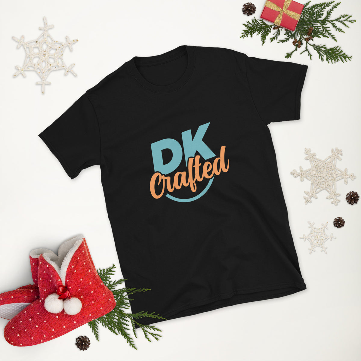 Short-Sleeve Unisex T-Shirt, Black, front view