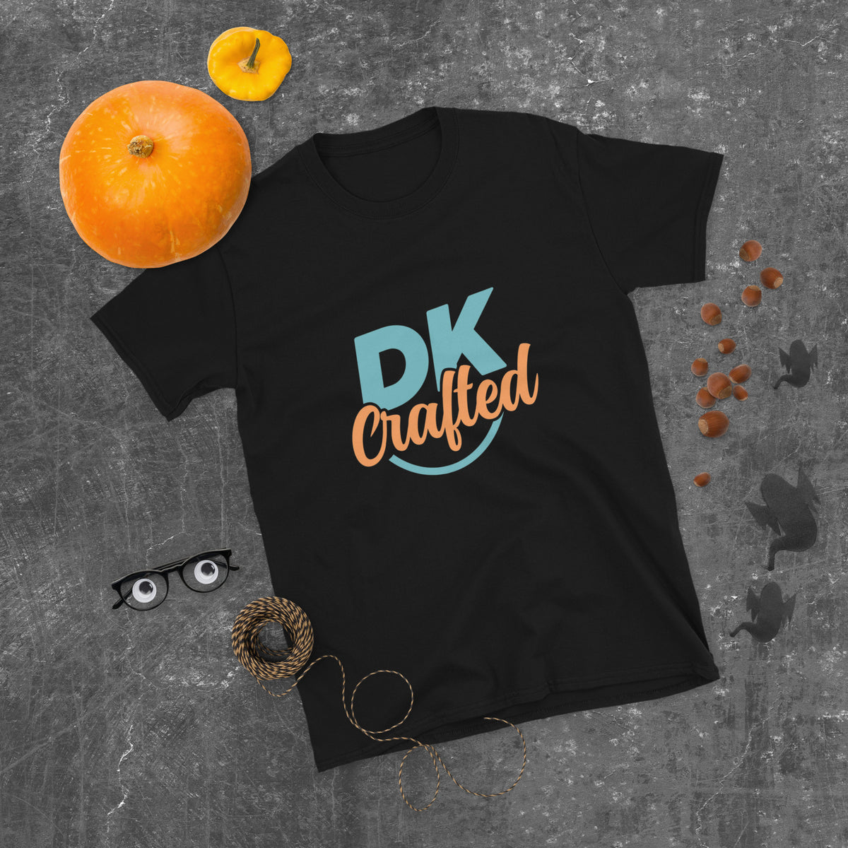 Short-Sleeve Unisex T-Shirt, Black, front view