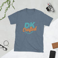 Short-Sleeve Unisex T-Shirt, Heather Indigo, front view
