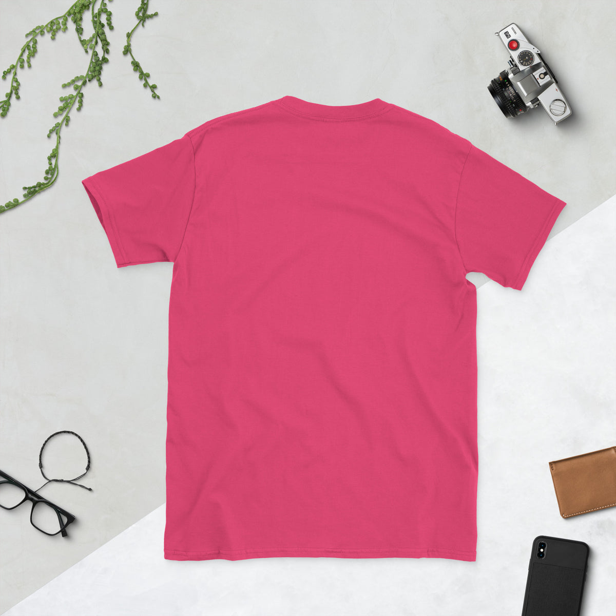 Short-Sleeve Unisex T-Shirt, Heliconia, back view