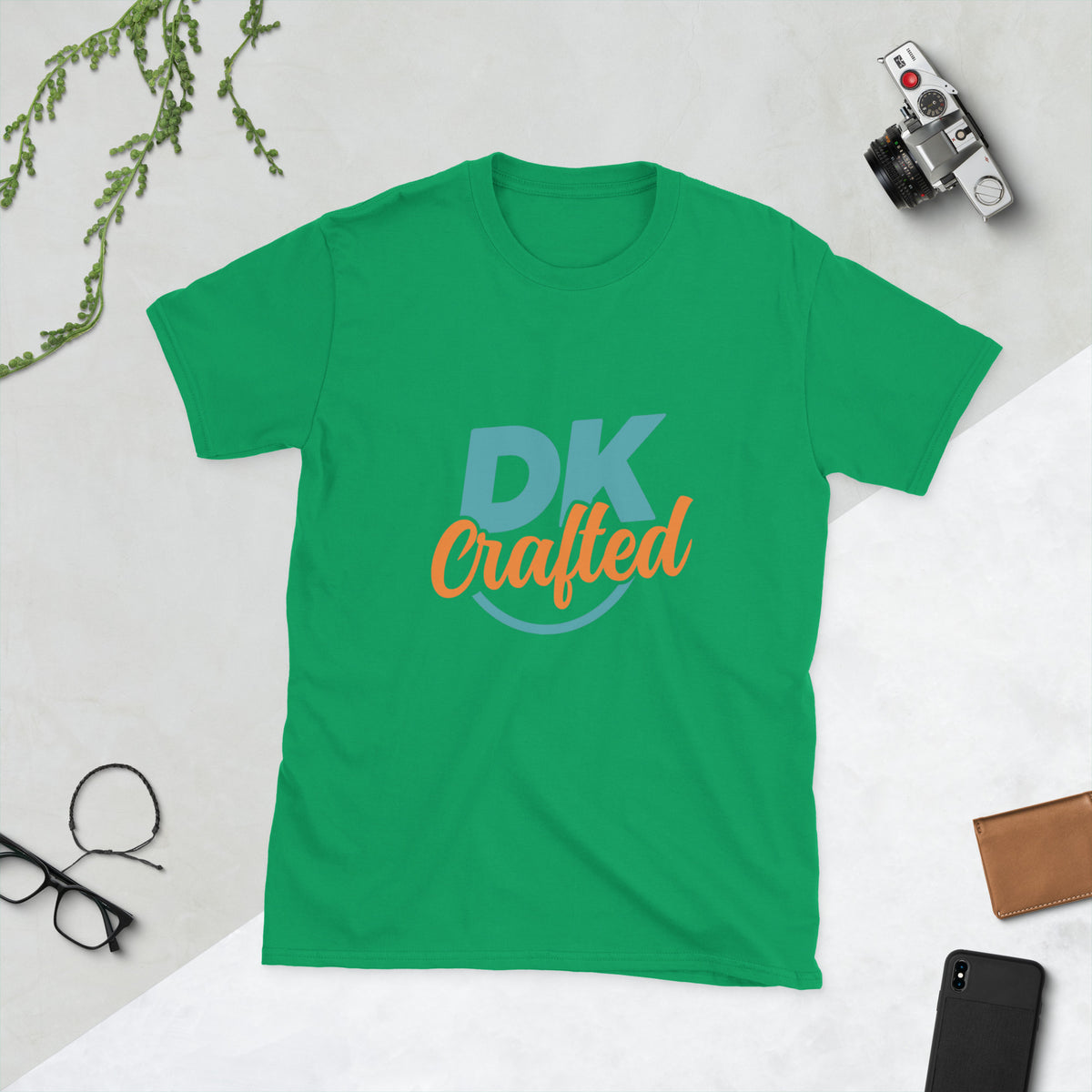 Short-Sleeve Unisex T-Shirt, Irish Green, front view