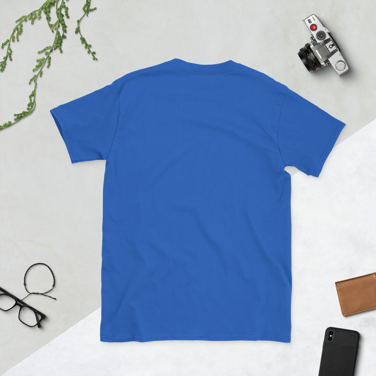 Short-Sleeve Unisex T-Shirt, Royal, back view