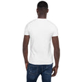 Short-Sleeve Unisex T-Shirt, White, back view