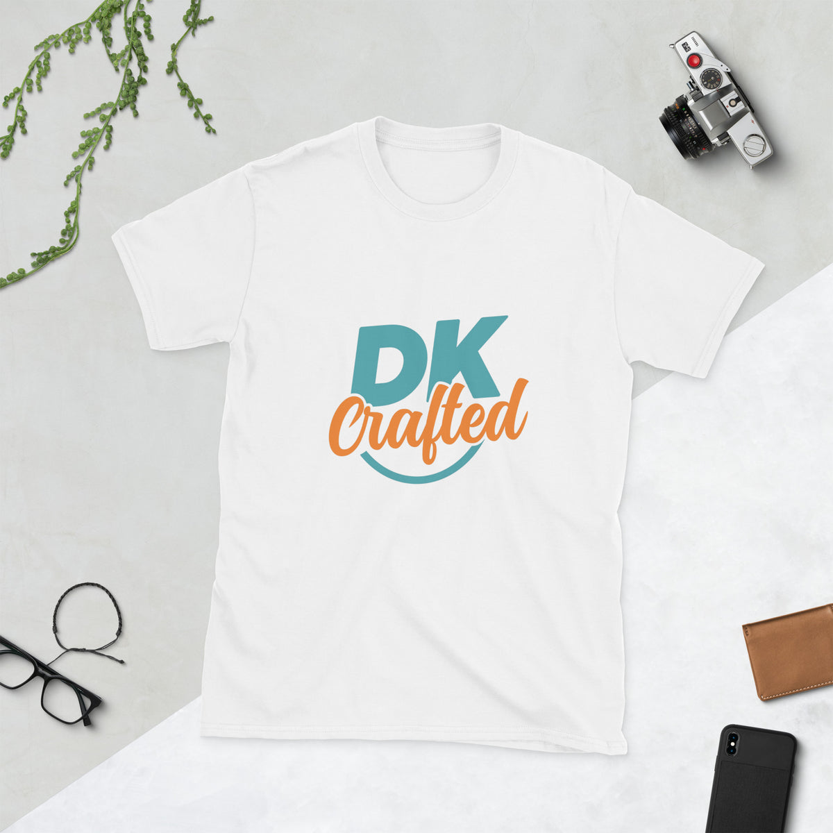 Short-Sleeve Unisex T-Shirt, White, front view