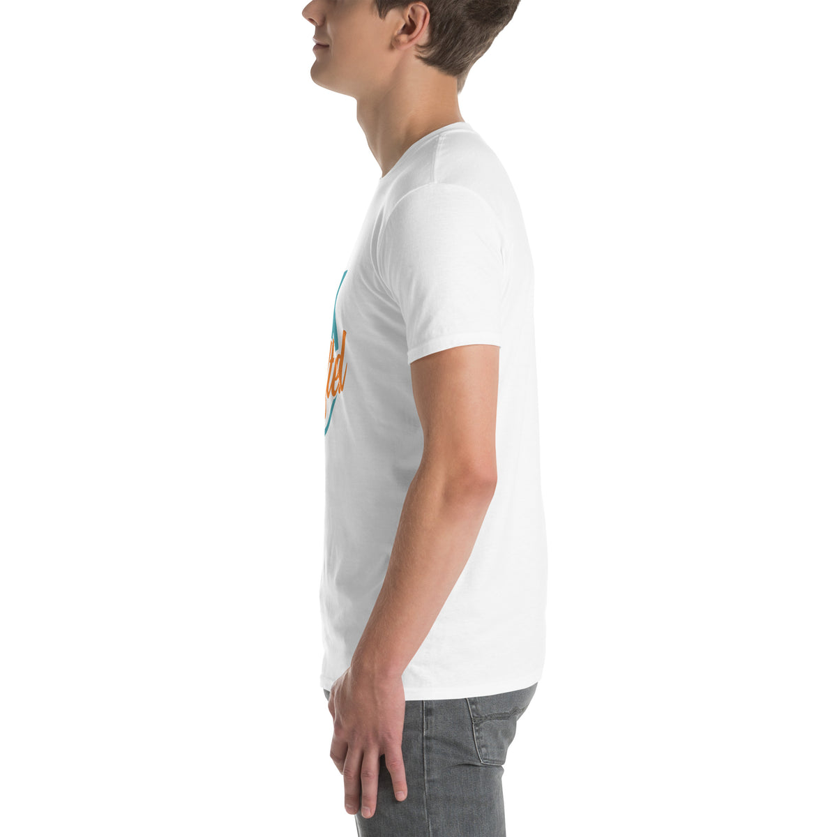 Short-Sleeve Unisex T-Shirt, White, left view