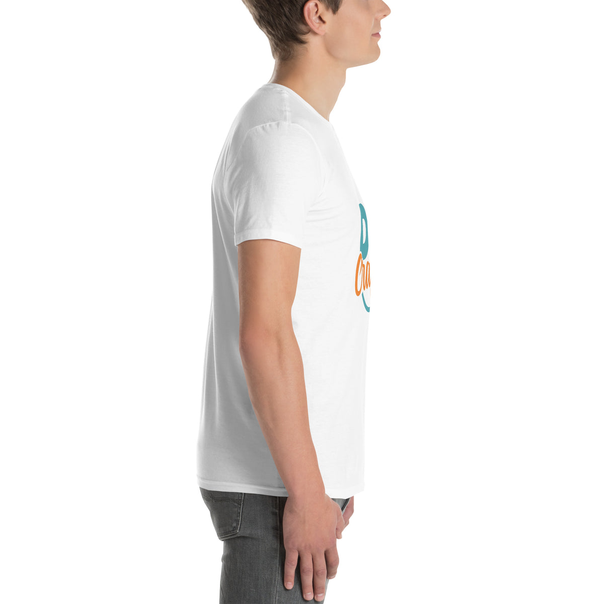 Short-Sleeve Unisex T-Shirt, White, right view