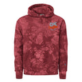 Unisex Champion tie-dye hoodie, Mulled Berry, front view